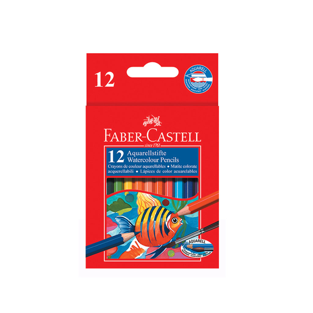Faber-Castell r/LineWater Colour Pencil 12sh - Al Masam Stationery LLC