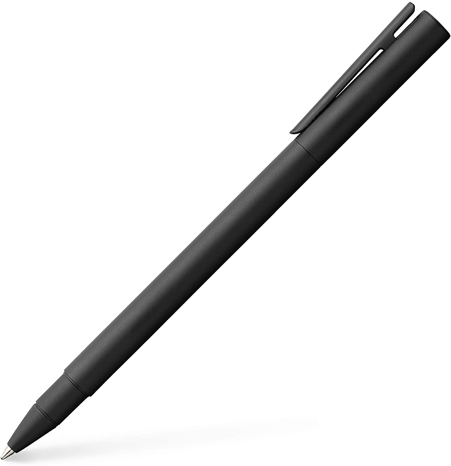 FABER-CASTELL Roller Neo Slim Metal Black,Black - Al Masam Stationery LLC Main image