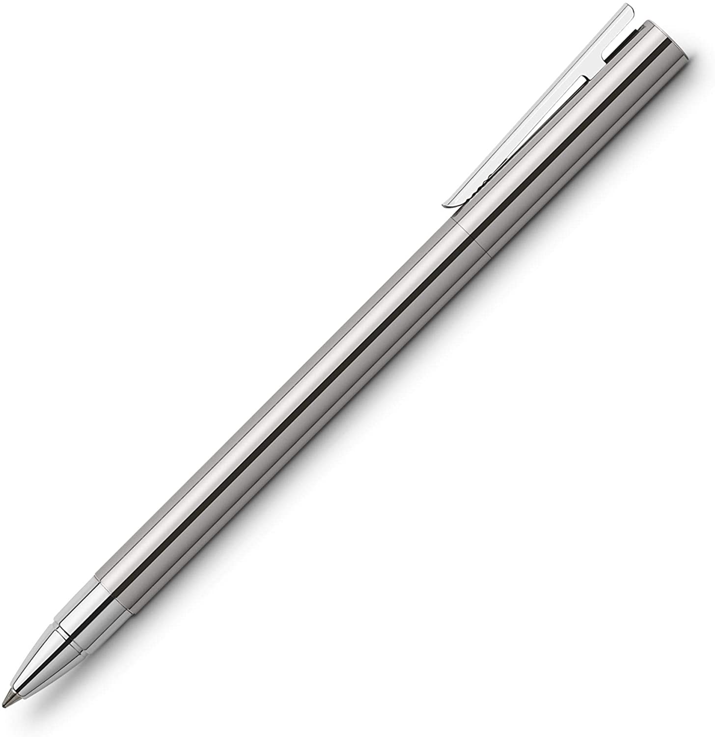 FABER-CASTELL Roller Neo Slim Stainless Steel Shiny - Al Masam Stationery LLC Main image