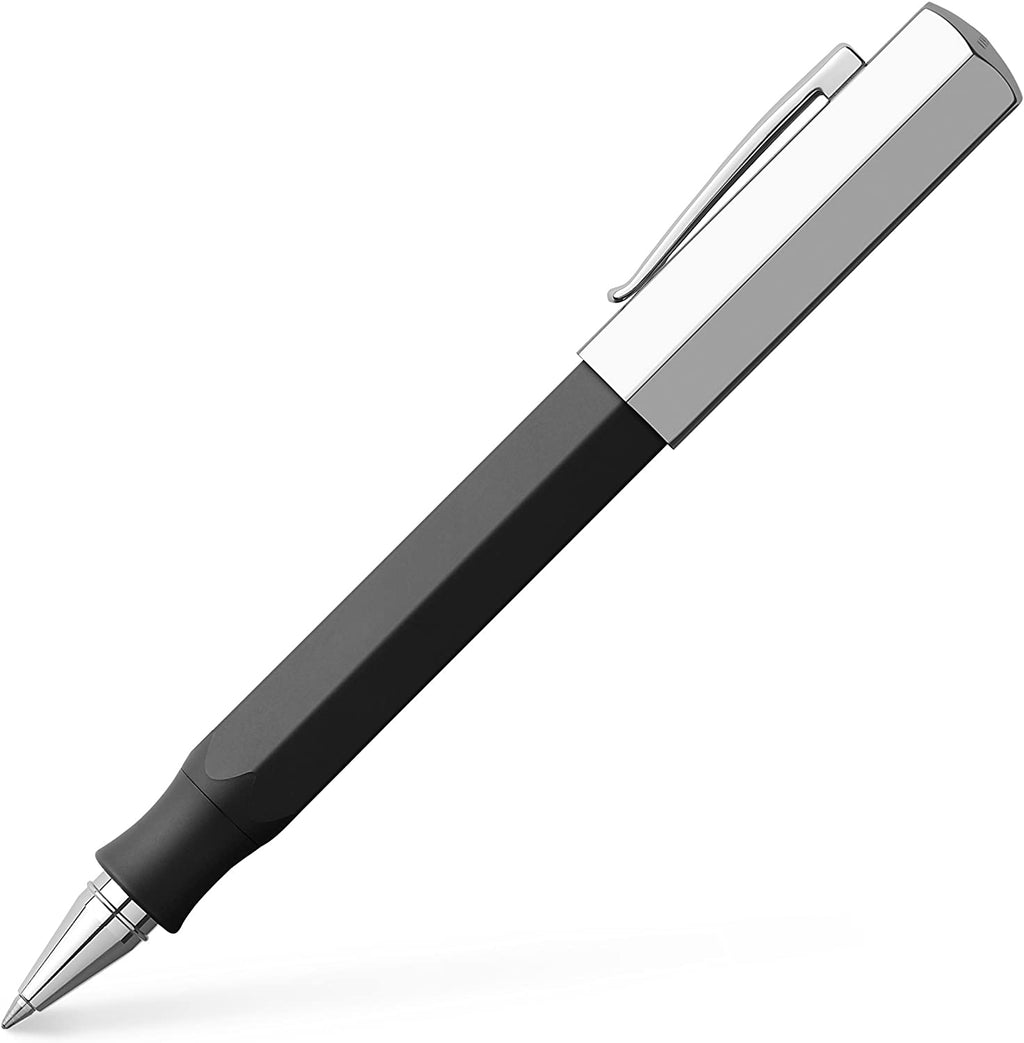 FABER-CASTELL Rollerball pen Ondoro graphite black - Al Masam Stationery LLC