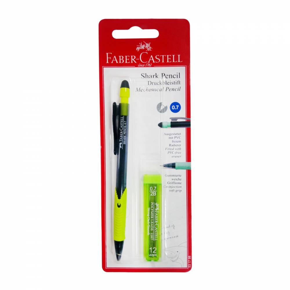 FABER-CASTELL SHARK PENCIL 0.7MM - Al Masam Stationery LLC Main image