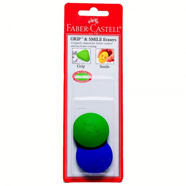 FABER-CASTELL SMILE GRIP ERASER TRIA-B/C - Al Masam Stationery LLC Main image