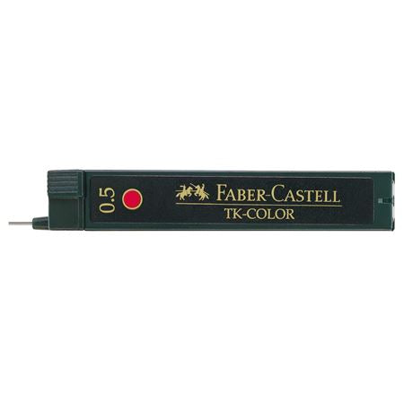 FABER-CASTELL TK COLORLEAD 0.5MM RED - Al Masam Stationery LLC Main image