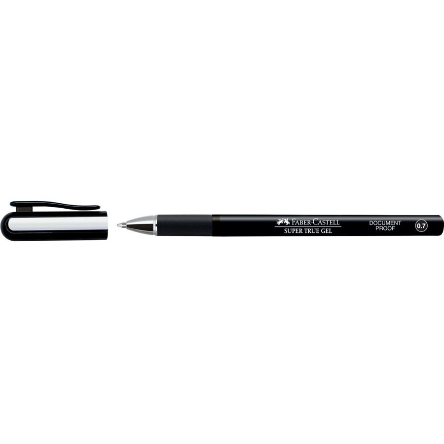 FABER-CASTELL TRUGEL PEN0.7BLK(243899)10PC/PK-80PK/CT - Al Masam Stationery LLC Main image