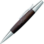 FABER-CASTELL TWIST BALLPEN D.BROWN/CHROM - Al Masam Stationery LLC