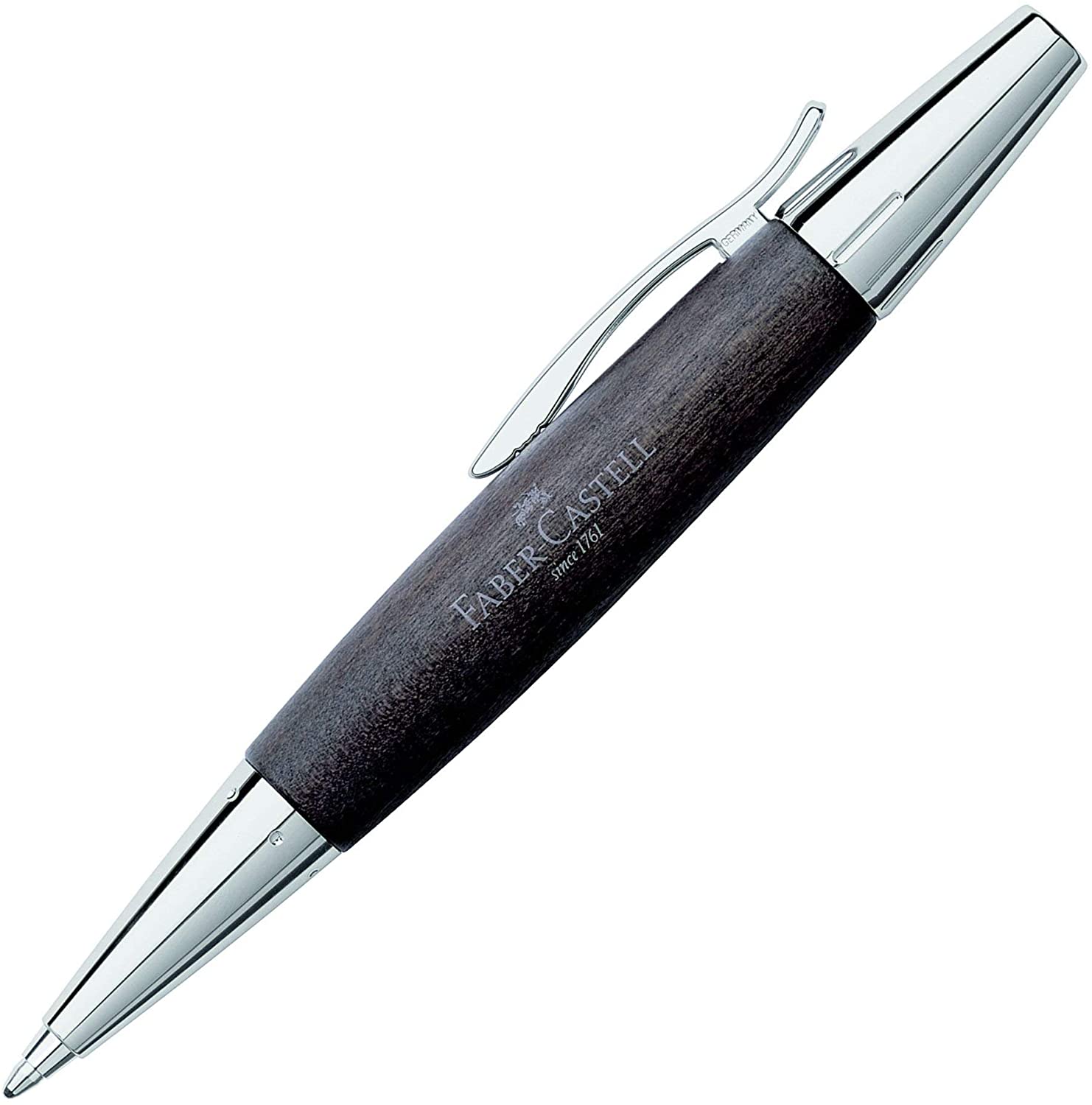 FABER-CASTELL TWIST BALLPEN WOOD CHROME BLAC Secondary image