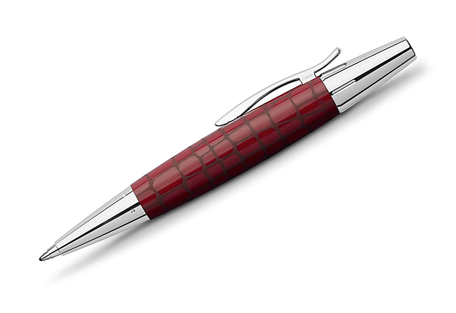 FABER-CASTELL Twist ballpoint pen e-motion Croco hibiscus - Al Masam Stationery LLC Main image