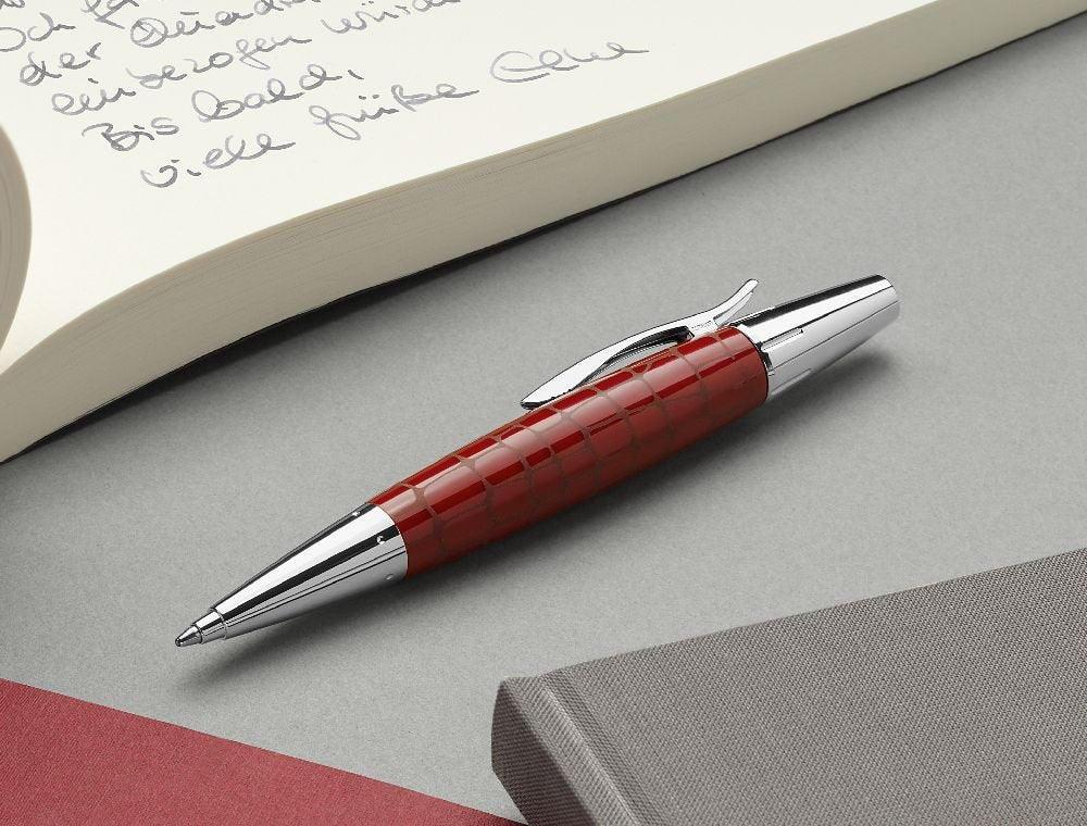 FABER-CASTELL Twist ballpoint pen e-motion Croco hibiscus Secondary image