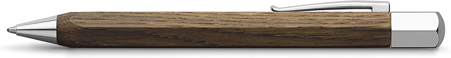 FABER-CASTELL Twist ballpoint pen Ondoro smoked oak - Al Masam Stationery LLC Main image