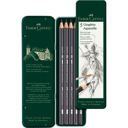 FABER-CASTELL Water sol. pen. GRAPHITE AQUARELLE - Al Masam Stationery LLC Main image