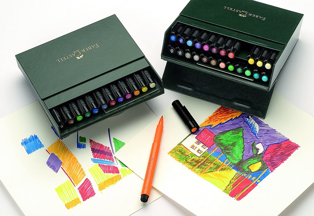 FABER-CASTELL 60 PITT ARTIST PENS BRUSH - Al Masam Stationery LLC
