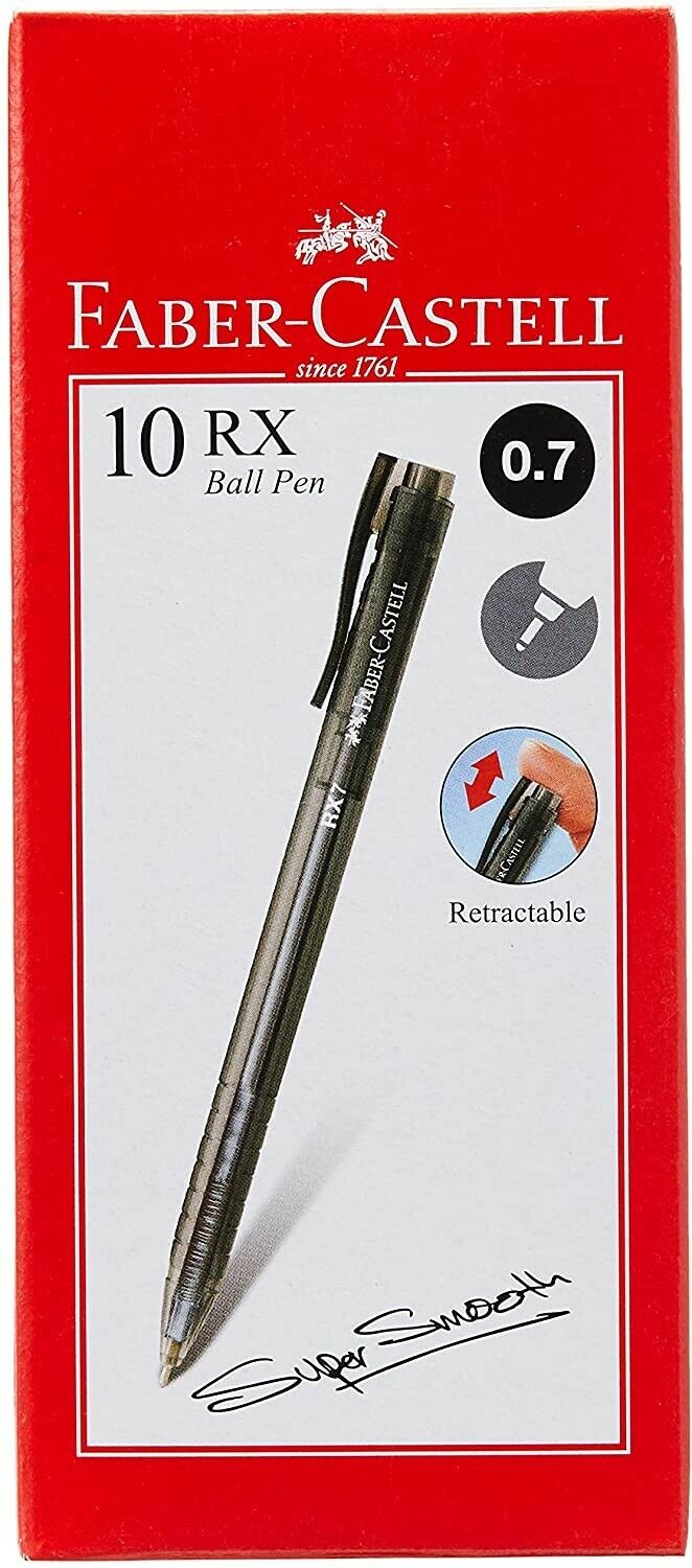 FABER-CASTELL Ballpen RX7 0.7 Black - Al Masam Stationery LLC Main image