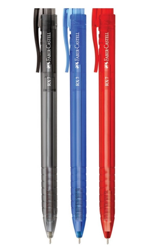 FABER-CASTELL Ballpen RX7 545403 0.7 Asst Col 3x BC Secondary image