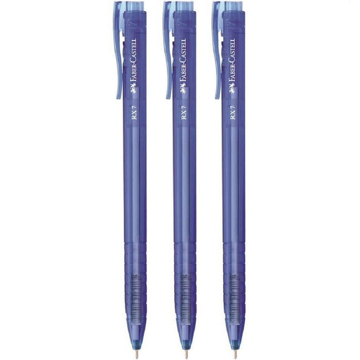 FABER-CASTELL Ballpen RX7 545483 0.7 BLUE - Al Masam Stationery LLC