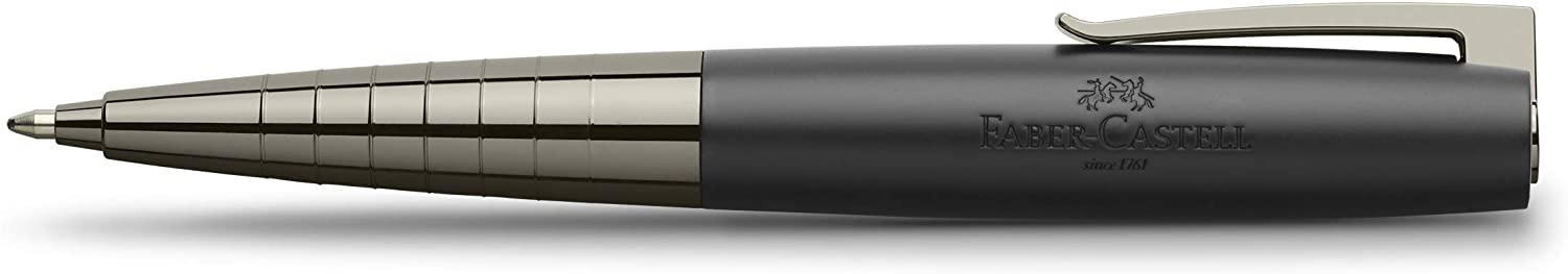 FABER-CASTELL Ballpoint pen LOOM gunmetal shiny - Al Masam Stationery LLC Main image
