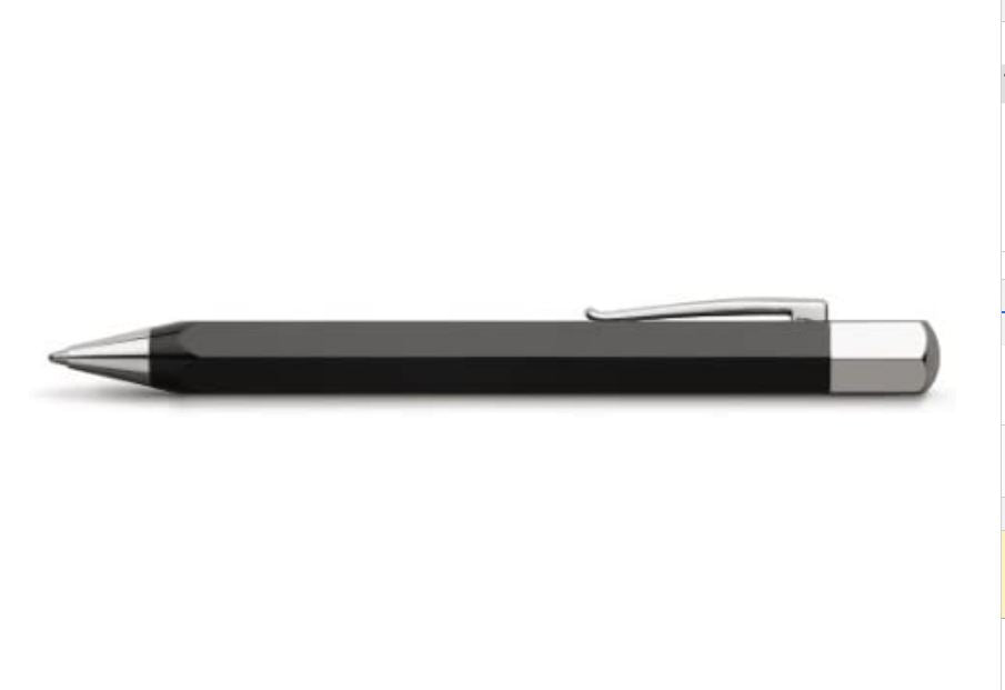 FABER-CASTELL BALLPOINT PEN MONDORO BLACK - Al Masam Stationery LLC Main image