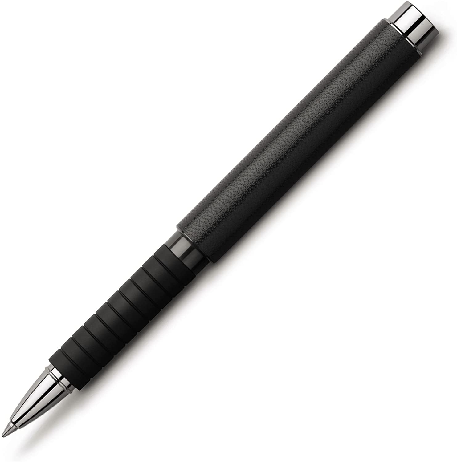 FABER-CASTELL BASIC BLACK ROLLER LEATHER - Al Masam Stationery LLC Main image