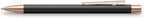 FABER-CASTELL BP Neo Slim Metal Black,Matt,Rose Gold - Al Masam Stationery LLC