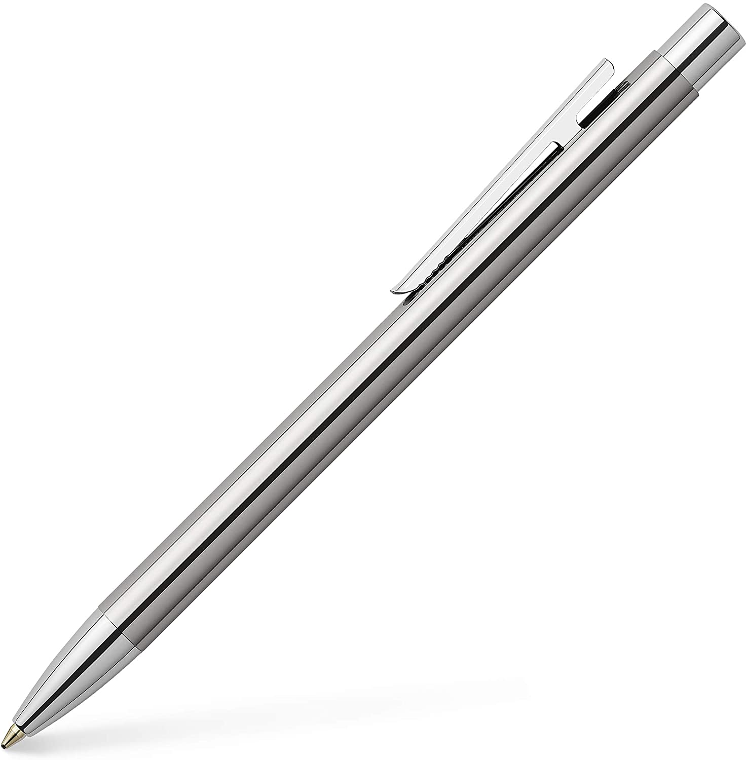 FABER-CASTELL BP Neo Slim Stainless Steel Shiny - Al Masam Stationery LLC Main image