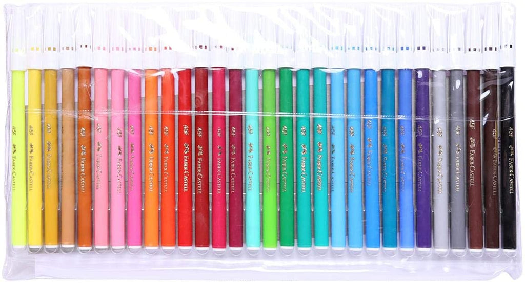 FABER-CASTELL Fibre Tip Pens - (Pack of 30) - Al Masam Stationery LLC