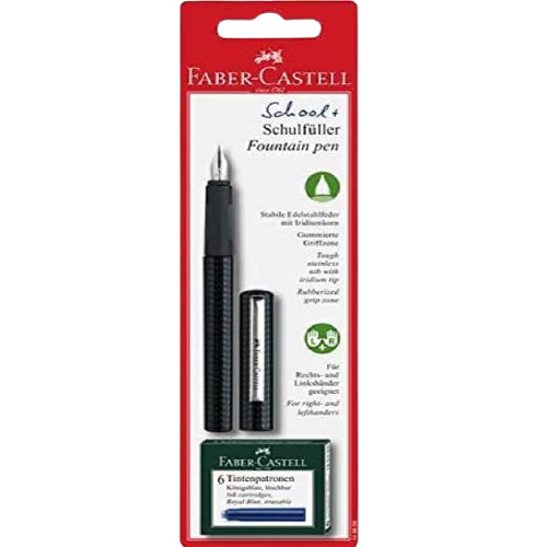 FABER-CASTELL Fountain Pen School+Carbon look - Al Masam Stationery LLC Main image