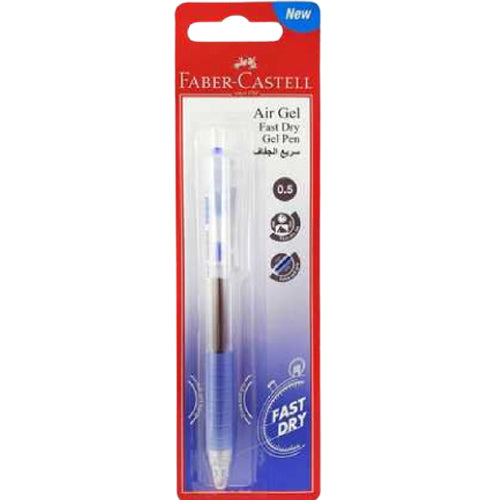 FABER-CASTELL Gel pen Air Gel 0.7 Black - Al Masam Stationery LLC Main image