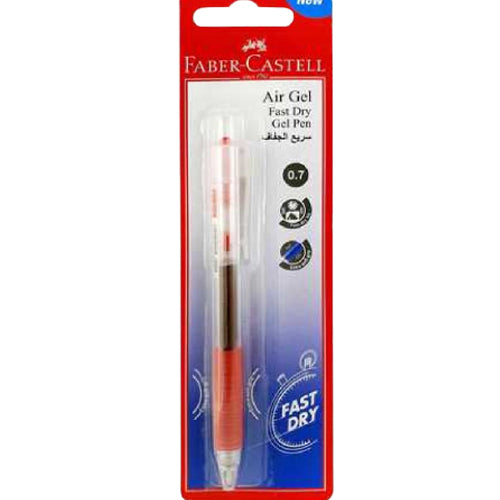 FABER-CASTELL Gel pen Air Gel 0.7 Red Pen - Al Masam Stationery LLC Main image