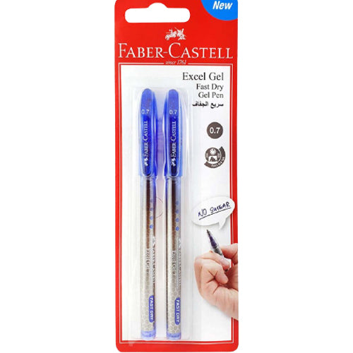 FABER-CASTELL Gel pen Excel Gel 0.7 Blue - Al Masam Stationery LLC Main image