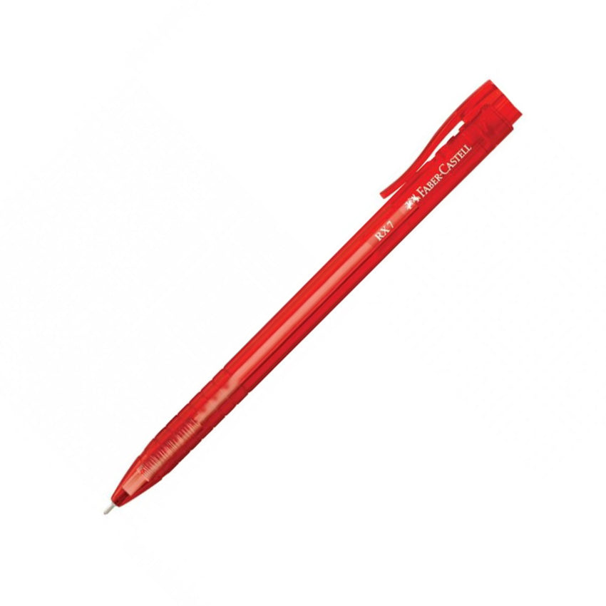 FABER-CASTELL OPAQUE BALL PEN .7MM RED - Al Masam Stationery LLC Main image