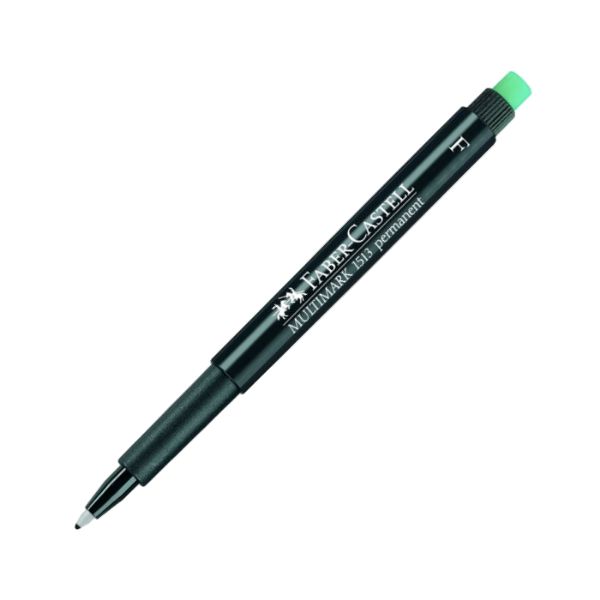 FABER-CASTELL Multimark Fine F 0.6mm Permanent Pkt of 10pc Red - Al Masam Stationery LLC Main image