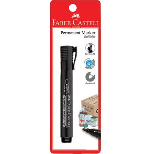 FABER-CASTELL Per/ Marker Bullet P20 Black - Al Masam Stationery LLC Main image