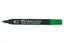 FABER-CASTELL Permanent Marker Bullet Green 12pc Box - Al Masam Stationery LLC