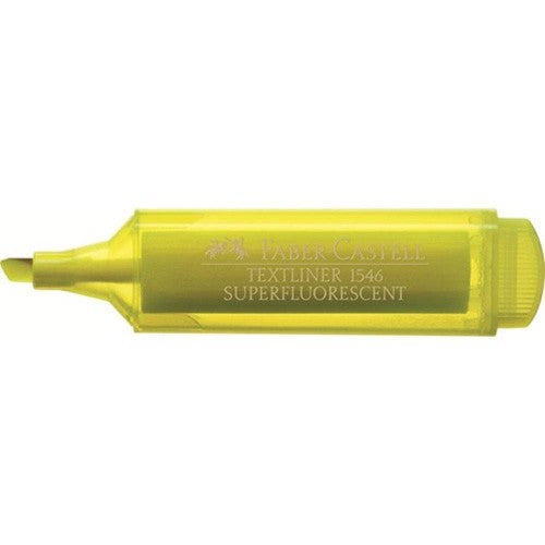 FABER-CASTELL Super-Fluorescent Highlighter Yellow - Al Masam Stationery LLC
