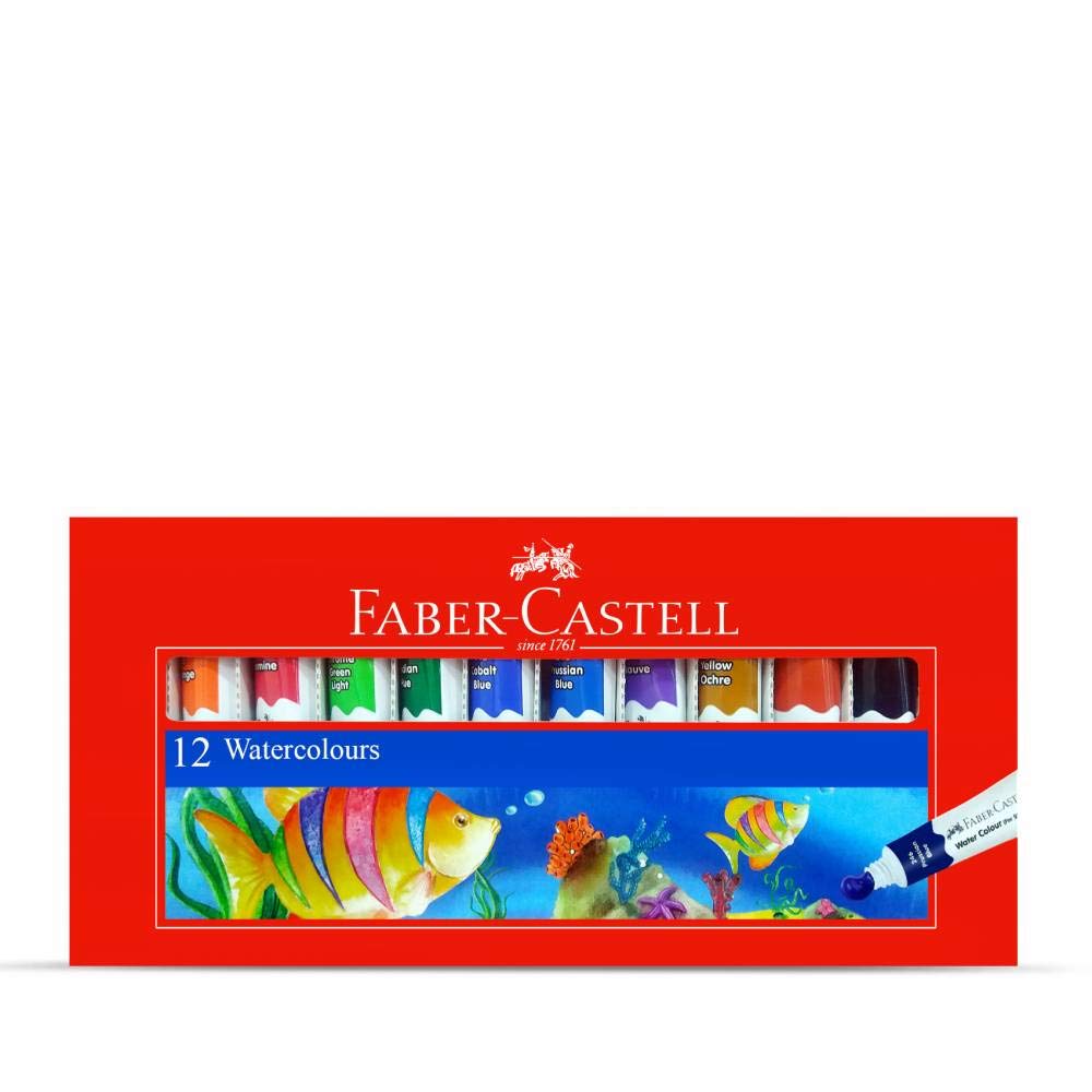 FABER-CASTELL STUDENTS WATER COLOURS - Al Masam Stationery LLC Main image