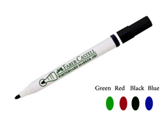 White Board Marker Fabercastell  (Round Tip) - Black - Al Masam Stationery LLC