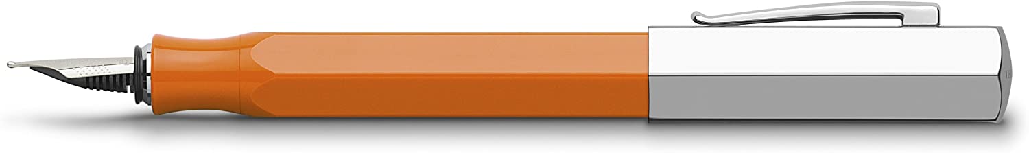 FABER-CASTELL FOUNTIN PEN ONDORO ORANGE F - Al Masam Stationery LLC Main image