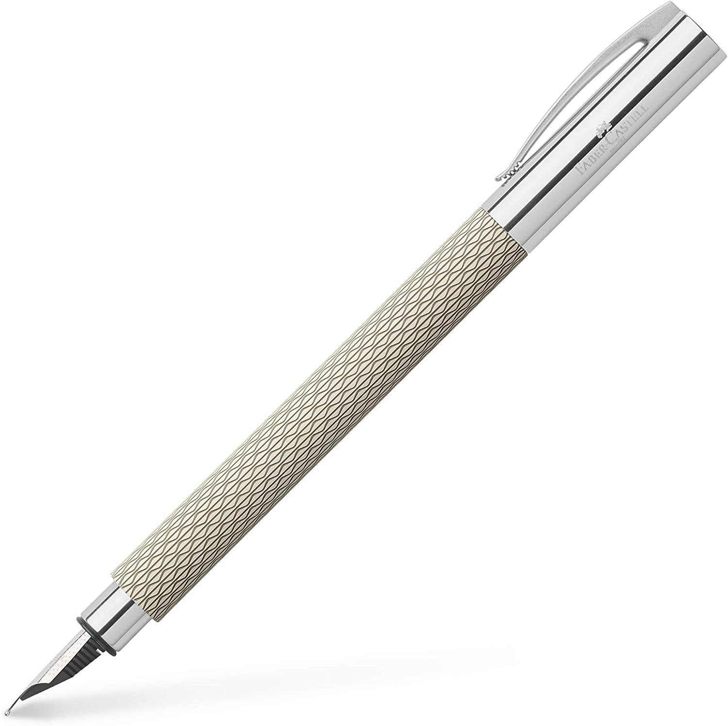 FABER-CASTELL FP Ambition OpArt "White Sand" M - Al Masam Stationery LLC