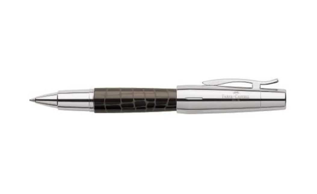 FABER-CASTELL INK ROLLER E-MOTION CROCO BR - Al Masam Stationery LLC Main image