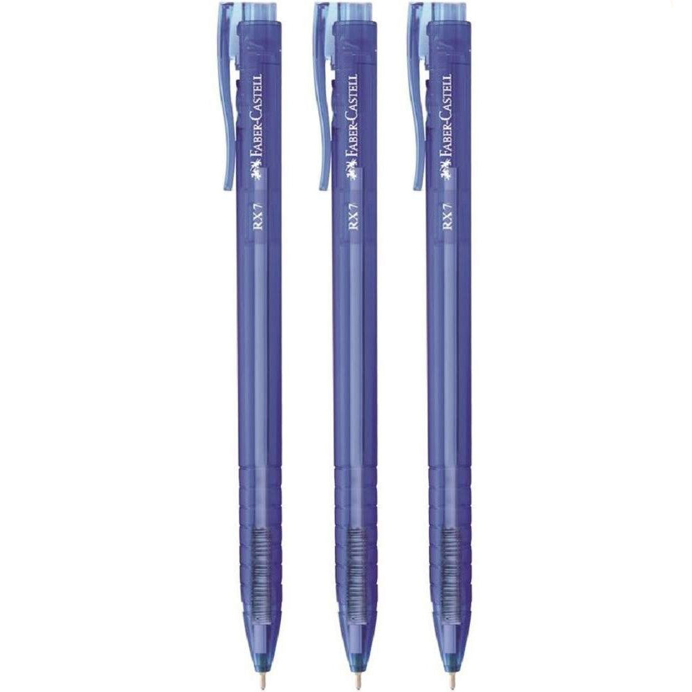 FABER-CASTELL Ballpen RX7 545483 0.7 BLUE - Al Masam Stationery LLC