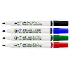 White Board Marker Fabercastell  (Round Tip) - Blue - Al Masam Stationery LLC