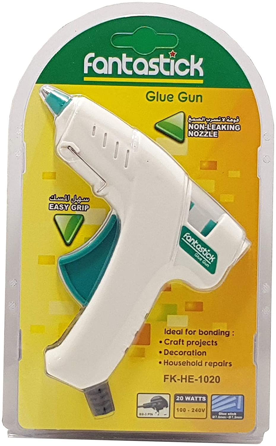Fantastic Hot Glue Gun mini 20Watt White - Al Masam Stationery LLC Main image