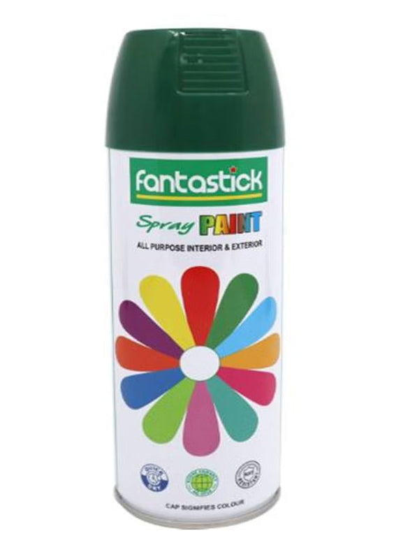 Fantastick Spray Paint Acrylic ml 400 ml Green - Al Masam Stationery LLC Main image