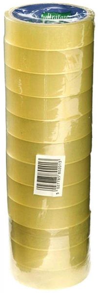 Fantastick Stationery Tape 1/2inch x 36Yds Yellow 12 Rolls - Al Masam Stationery LLC Main image