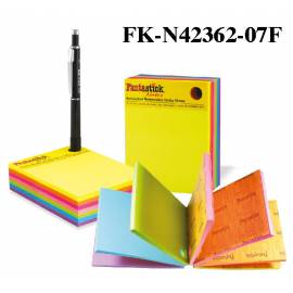 Fantastick Sticky Notes 3x4" 7color Fluorecent - Al Masam Stationery LLC Main image