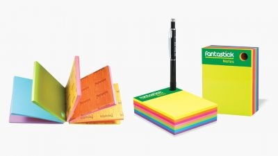 Fantastick Sticky Notes 3x4" 7color Fluorecent Secondary image