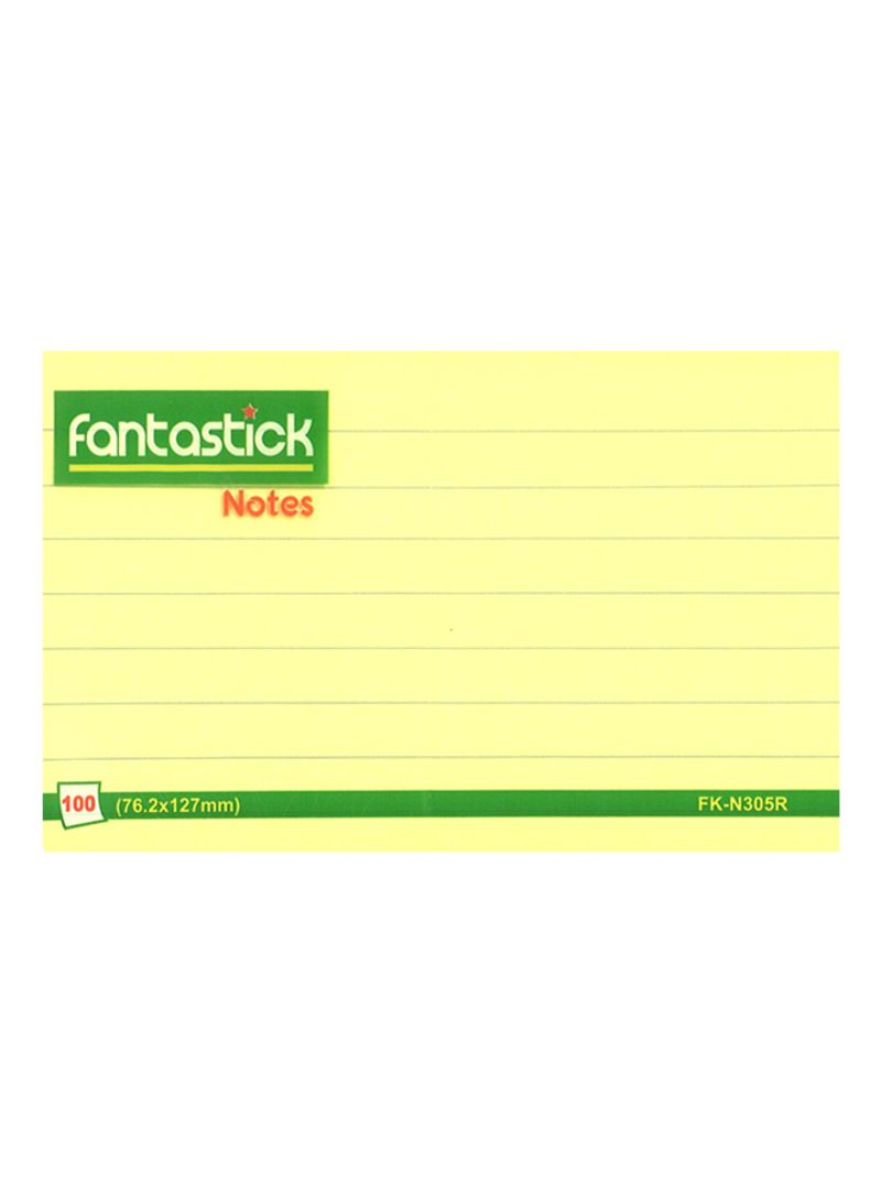 Fantastick Sticky Notes 3x5"  Ruled - Al Masam Stationery LLC Main image