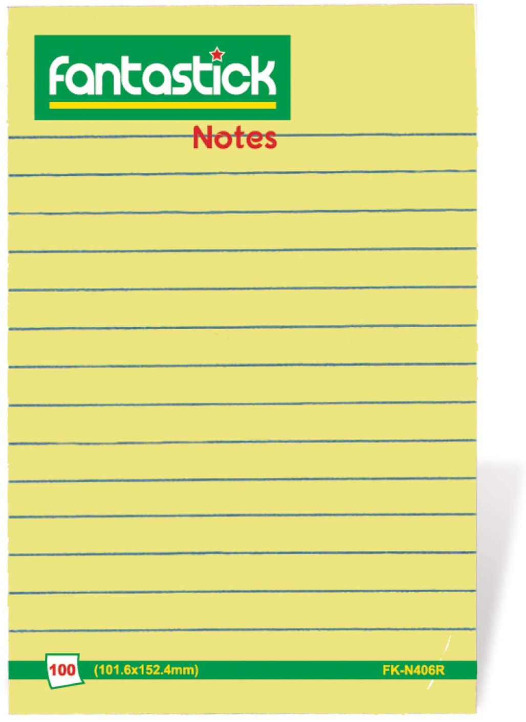 Fantastick Sticky Notes 4x6" - Ruled Pad - Al Masam Stationery LLC