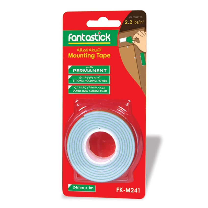 Fantastick Mounting Tape 1"x1m 24 Rolls Box - Al Masam Stationery LLC Main image