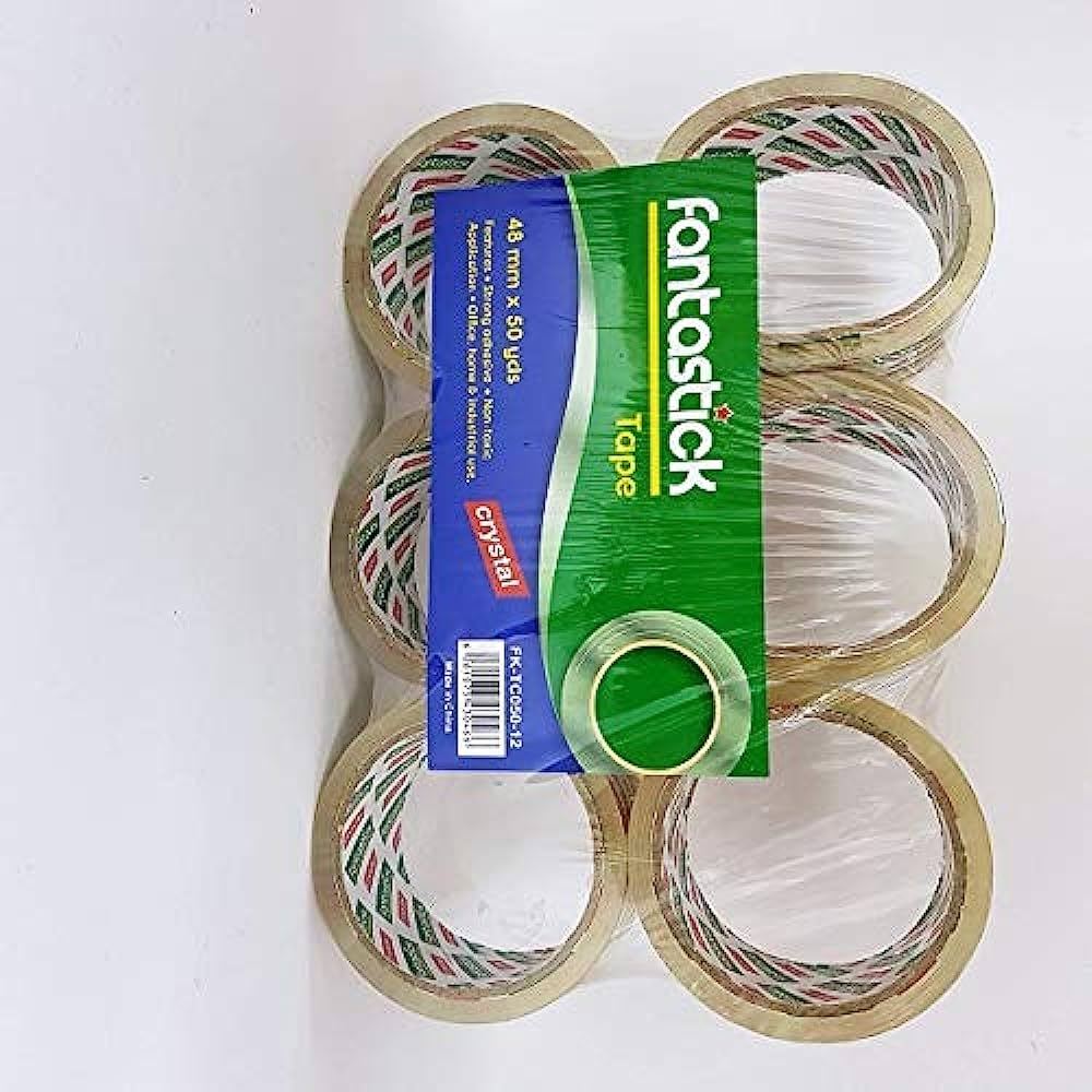 Fantastick PKG TAPE x Y CRYSTLCLR  6 - Al Masam Stationery LLC Main image
