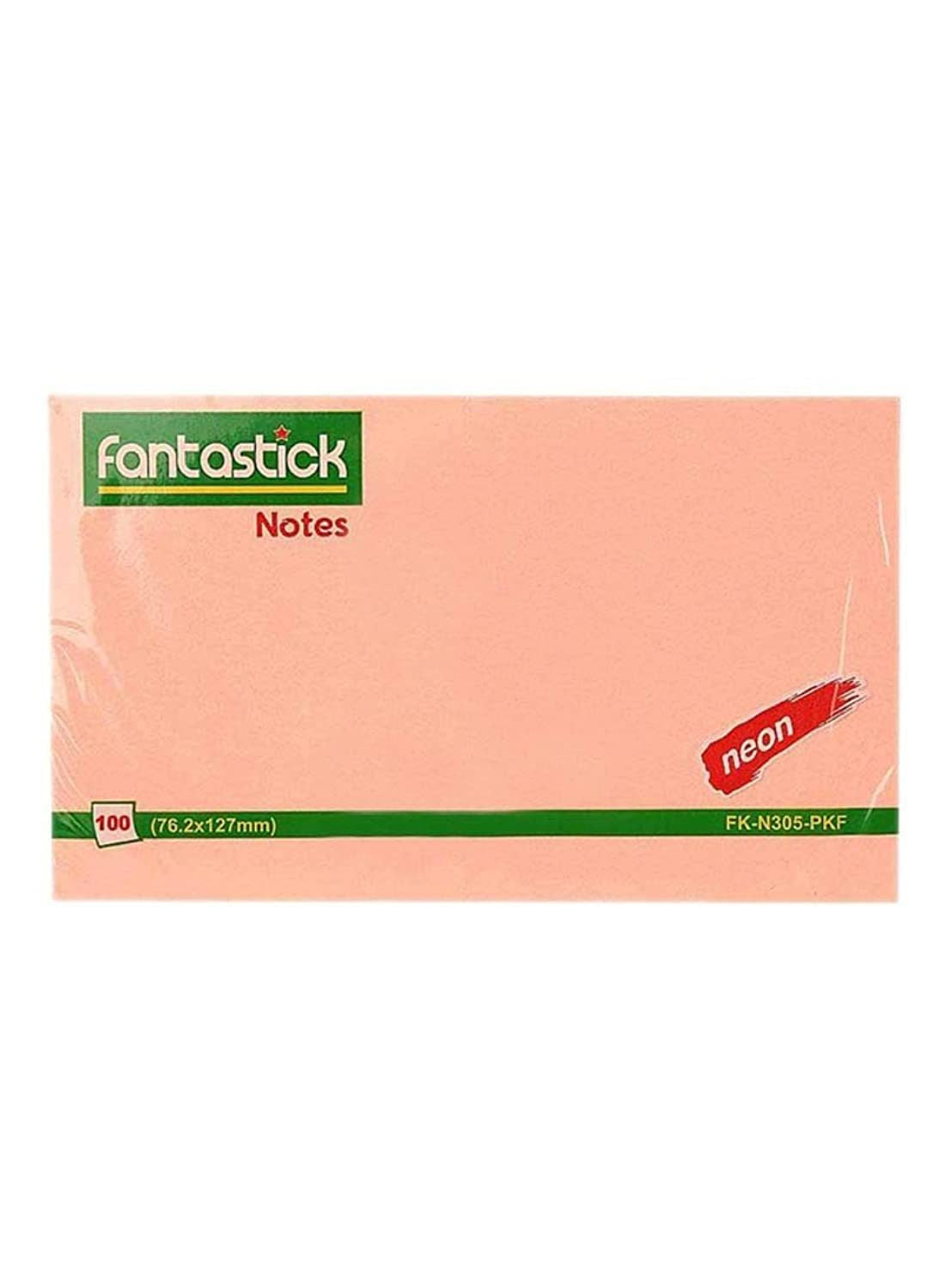 Fantastick Stick Notes 3x5" Fluor. Pink - Al Masam Stationery LLC Main image